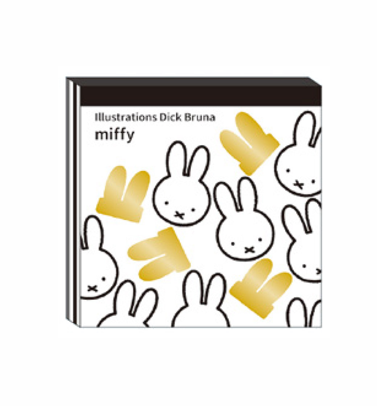 Miffy Golden Memopad [White]