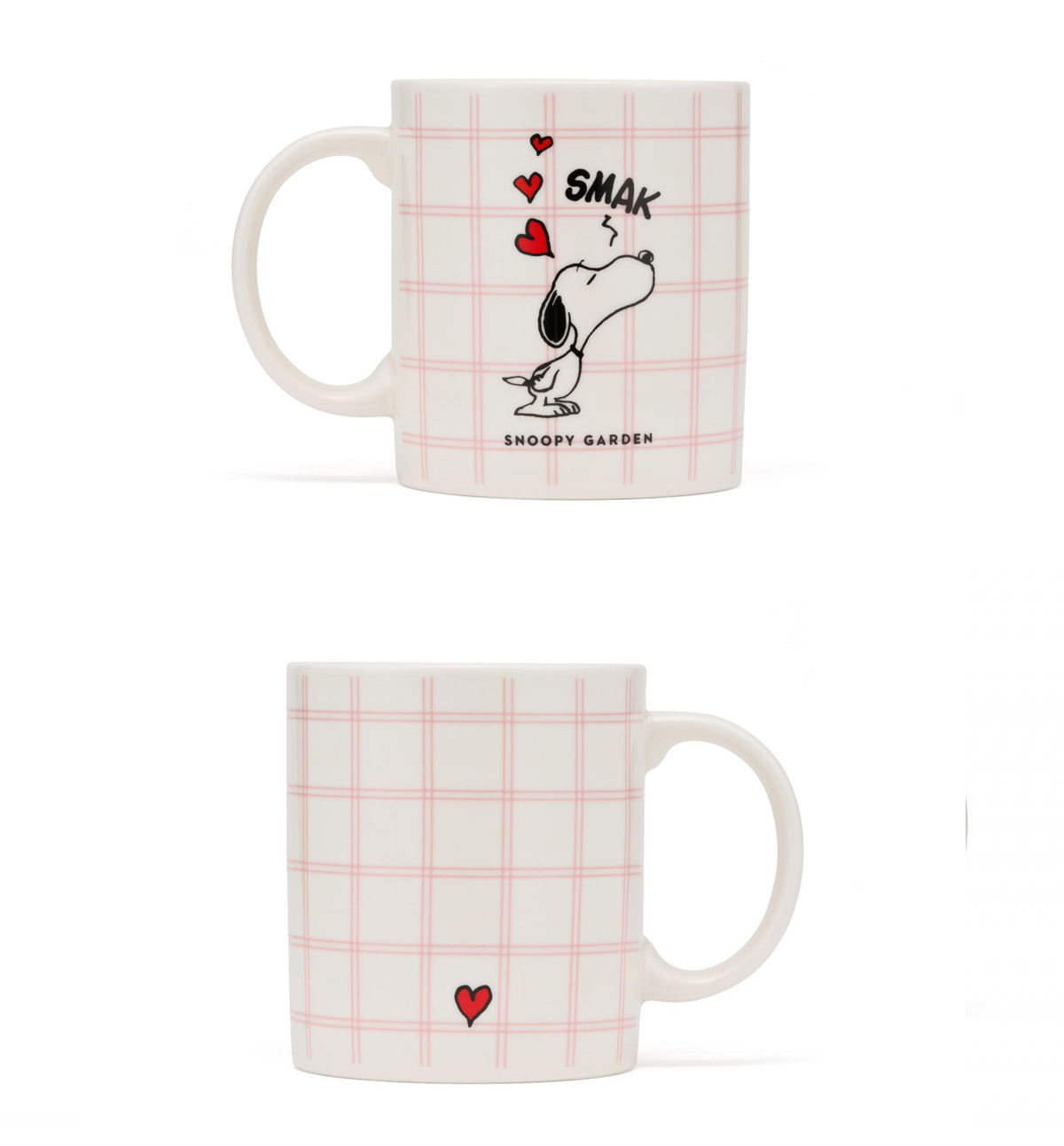 Snoopy & Lucy Smak Mug Set [2 Mugs]