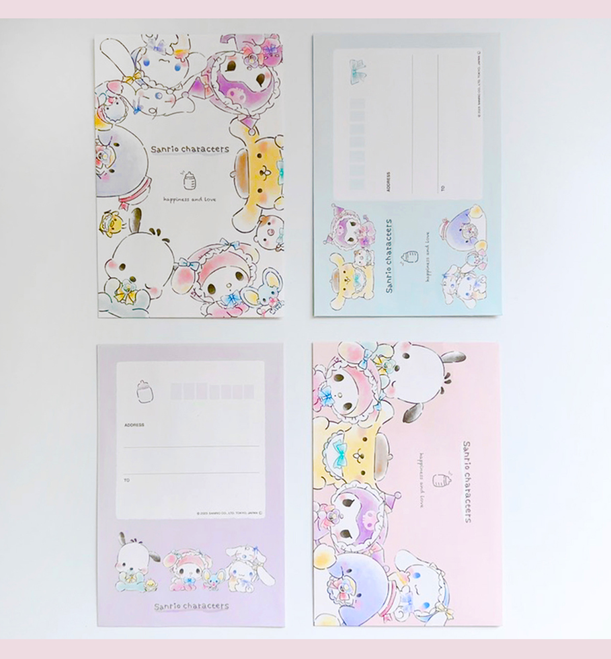 Sanrio Character Baby Letter Set