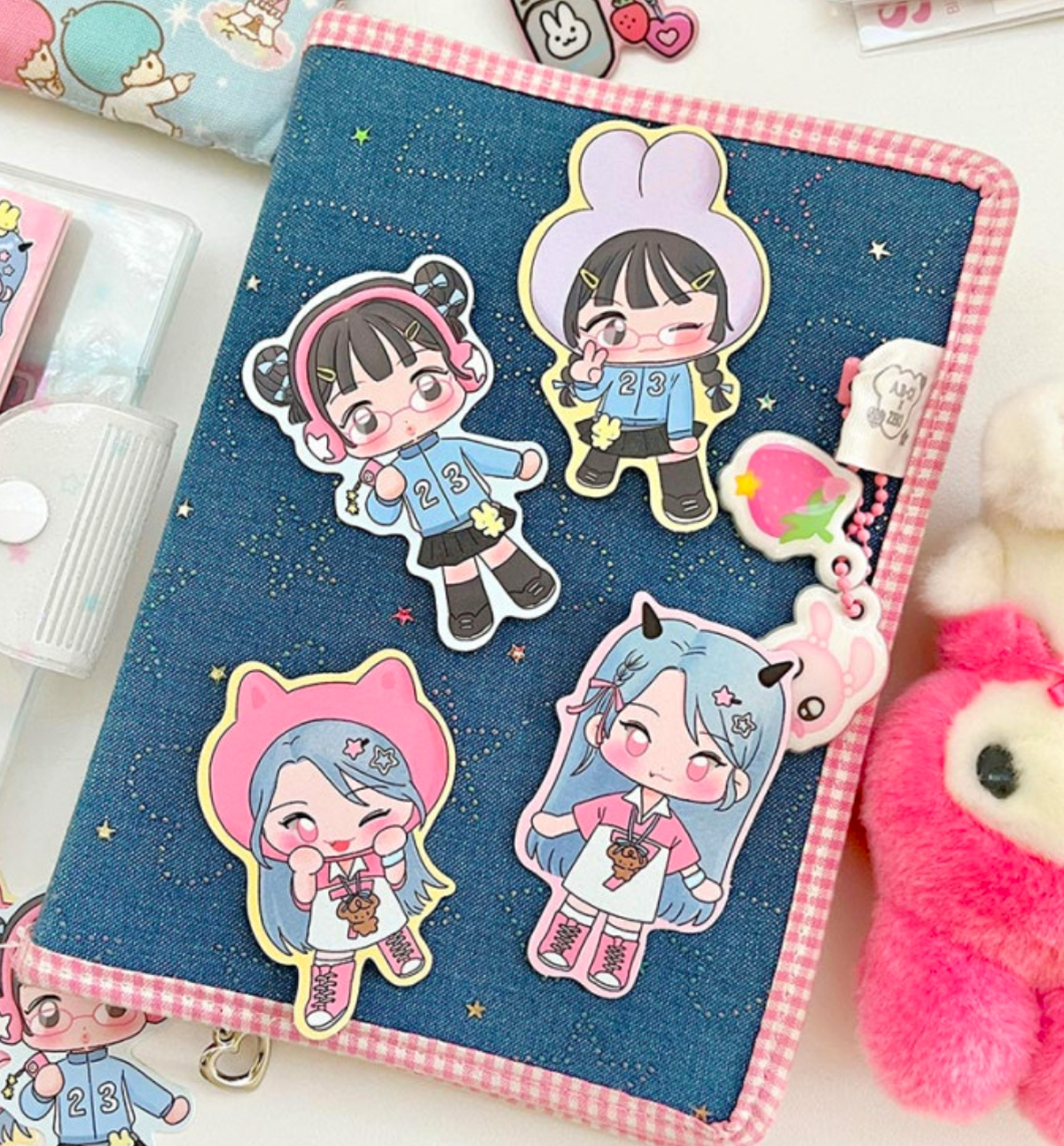 Cutie Kitty Getcha Sticker Pack