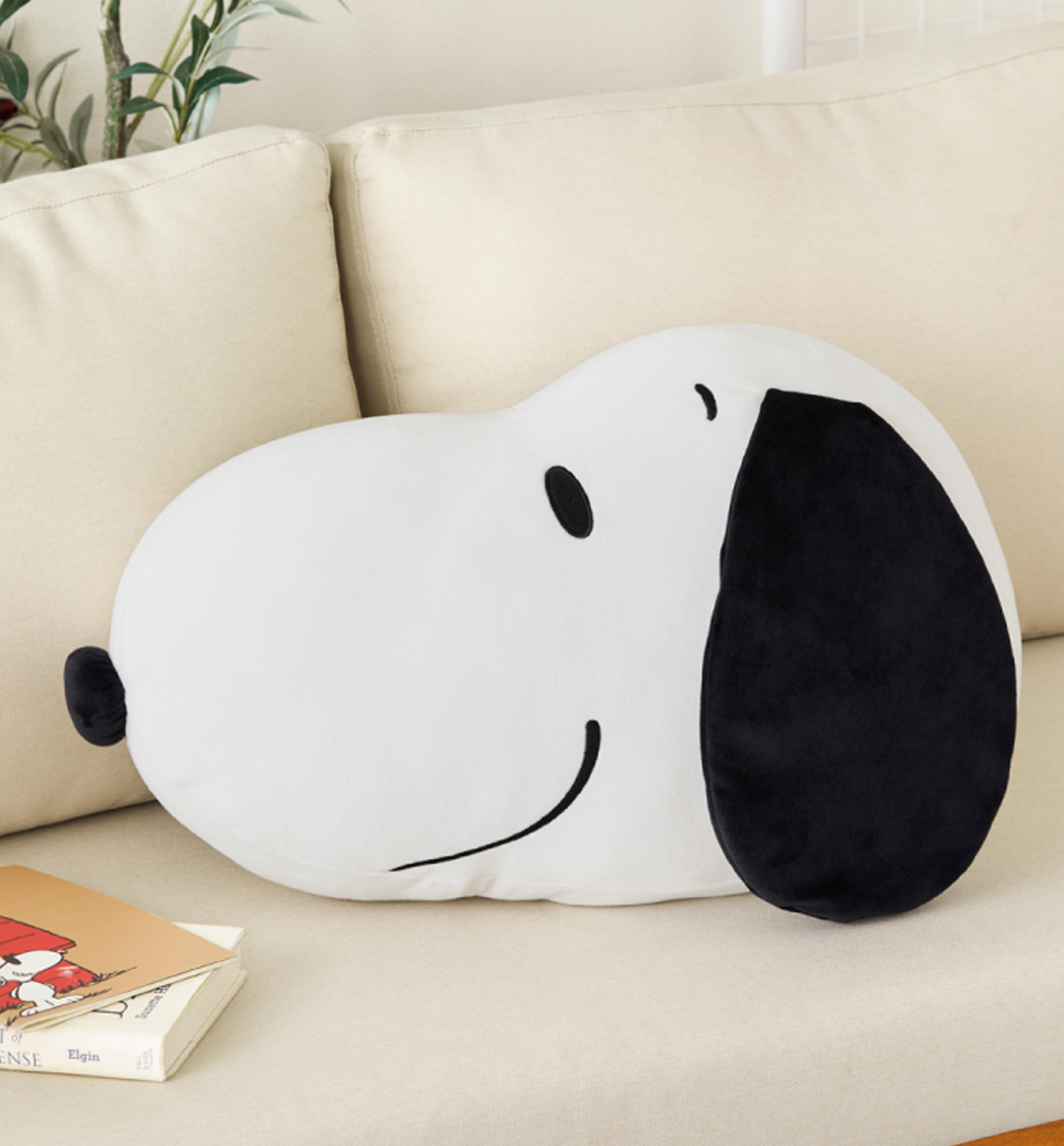 Peanuts Face Cushion [Snoopy]