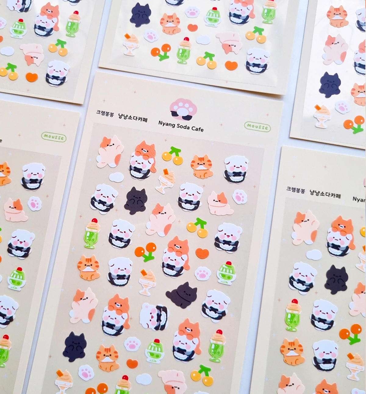 Nyandango Sticker Nyang Soda Cafe Sticker