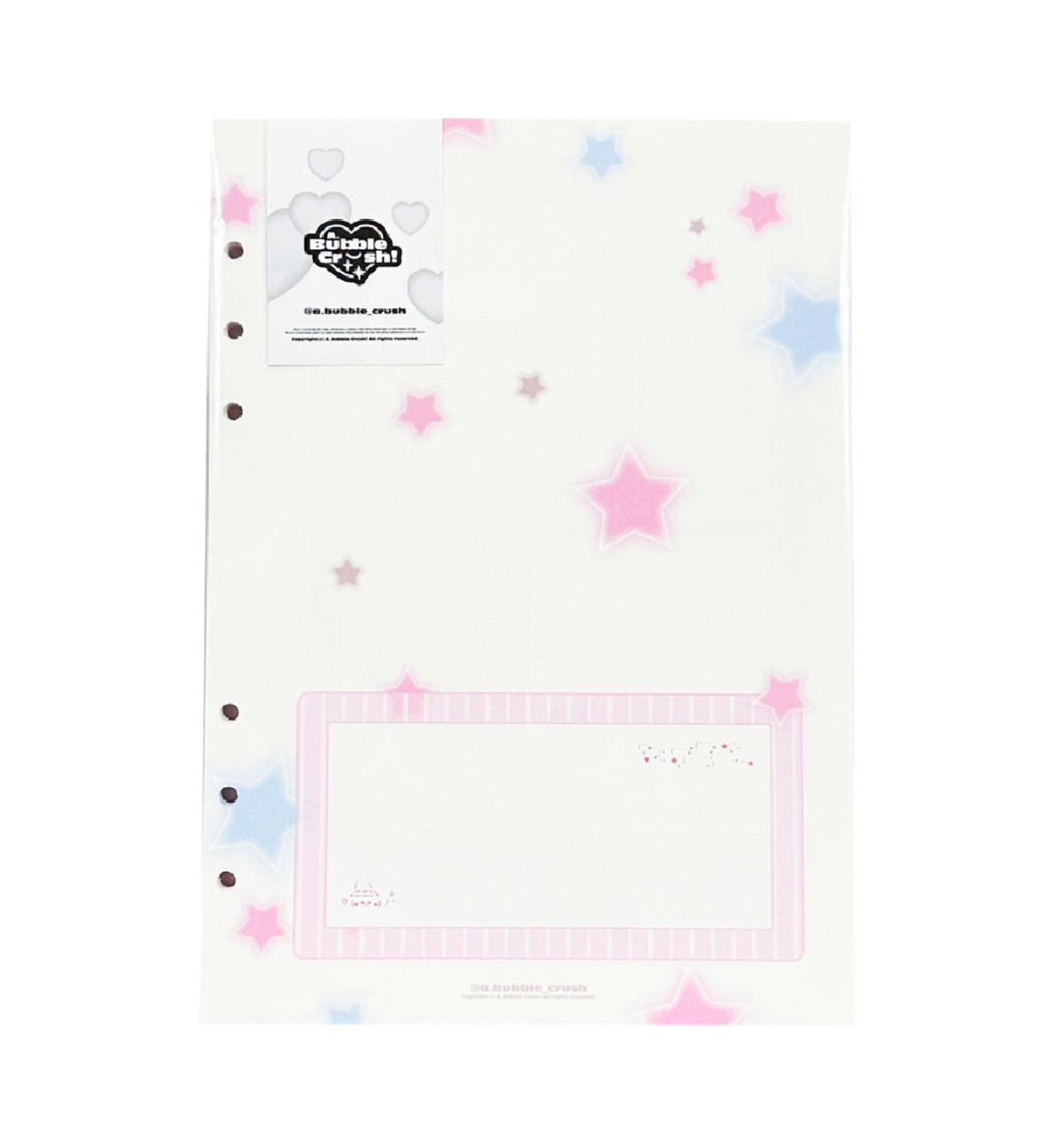 A5 Web Page Paper Refill [Pink]