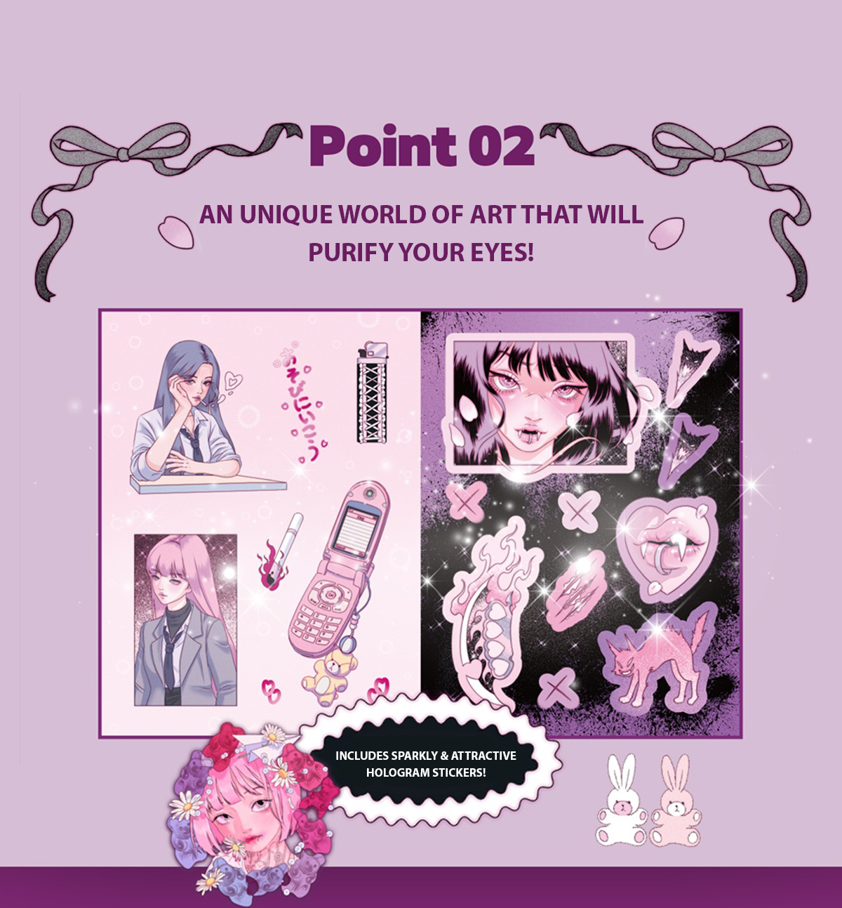 Pegacon's Joy & Sorrows Sticker Illustration Book