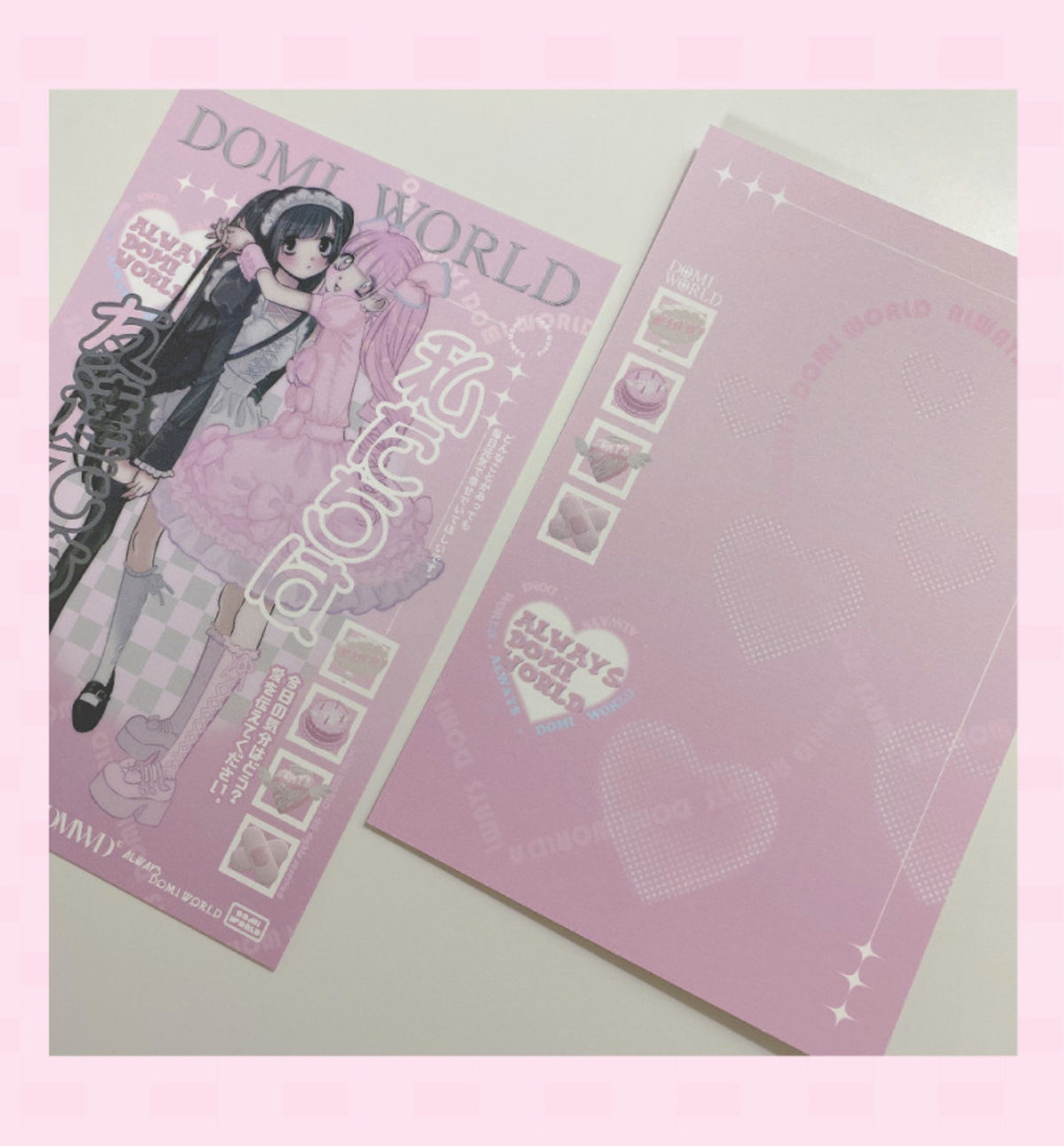 Domi World Watashi Tachiwa Postcard [Double Sided]