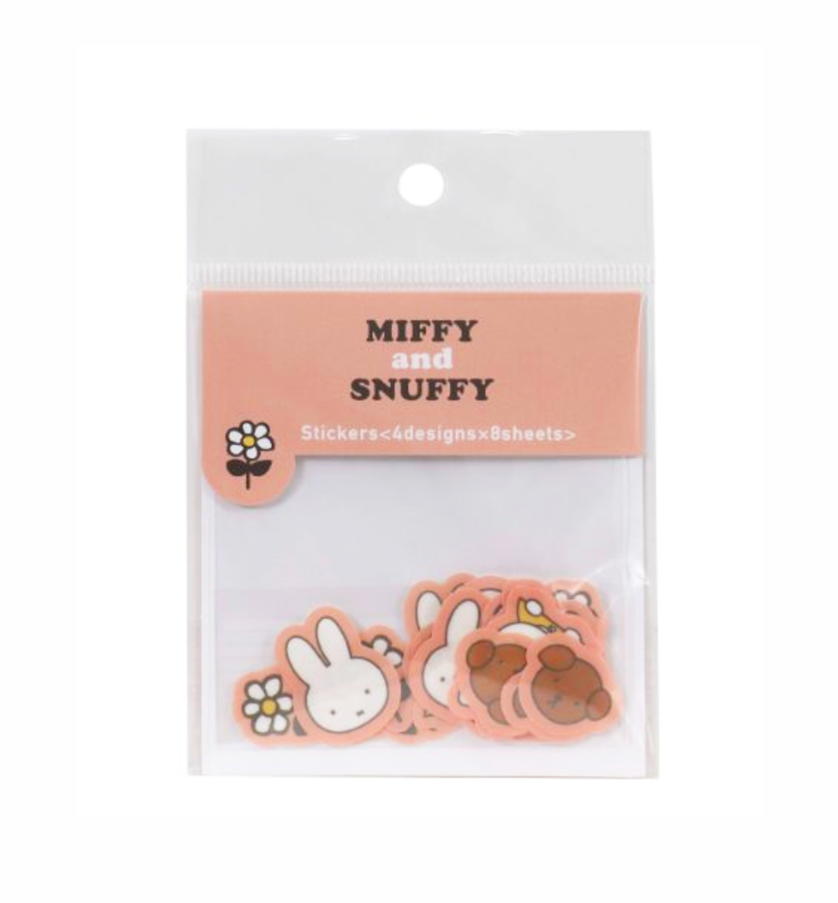 Miffy Vinyl Deco Sticker Set [Orange]