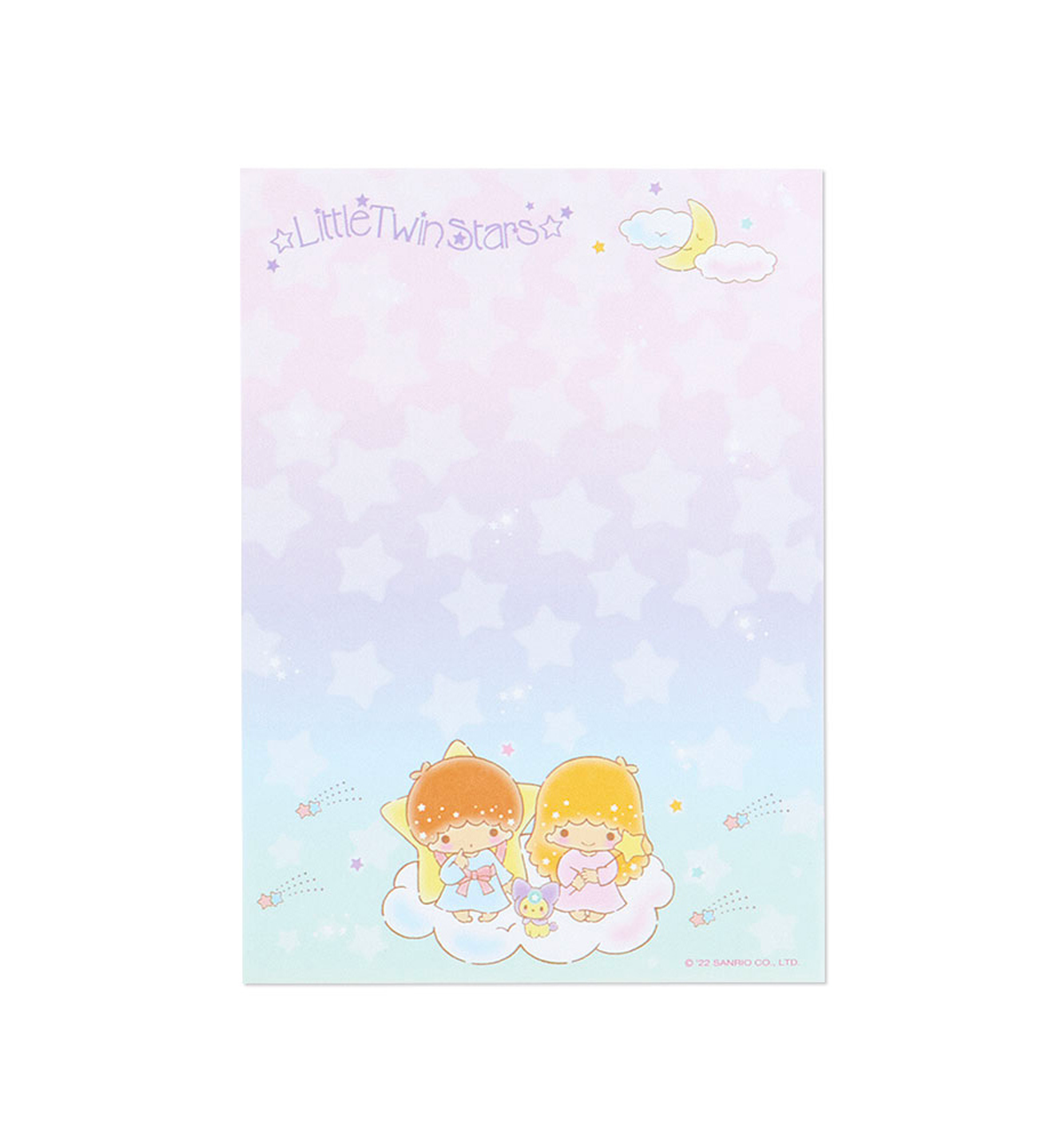 A6 Sanrio Little Twin Stars Memopad [Moon]