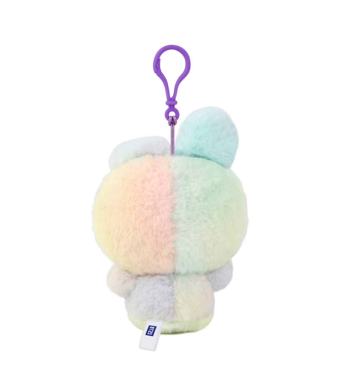 BT21 Minini Rainbow Plush Keyring [Cooky]