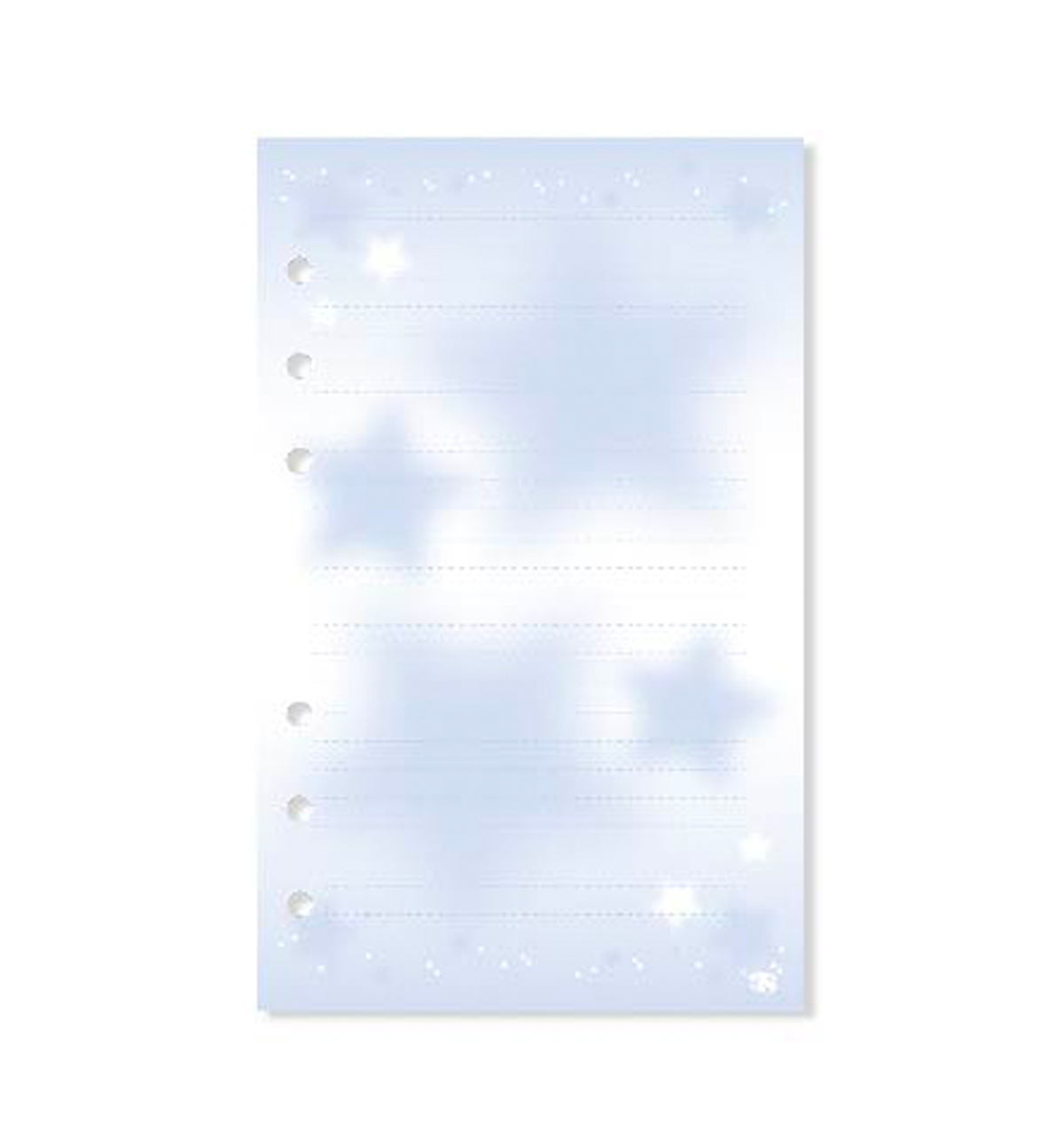 A6 Star Note Paper Refill [Blue]