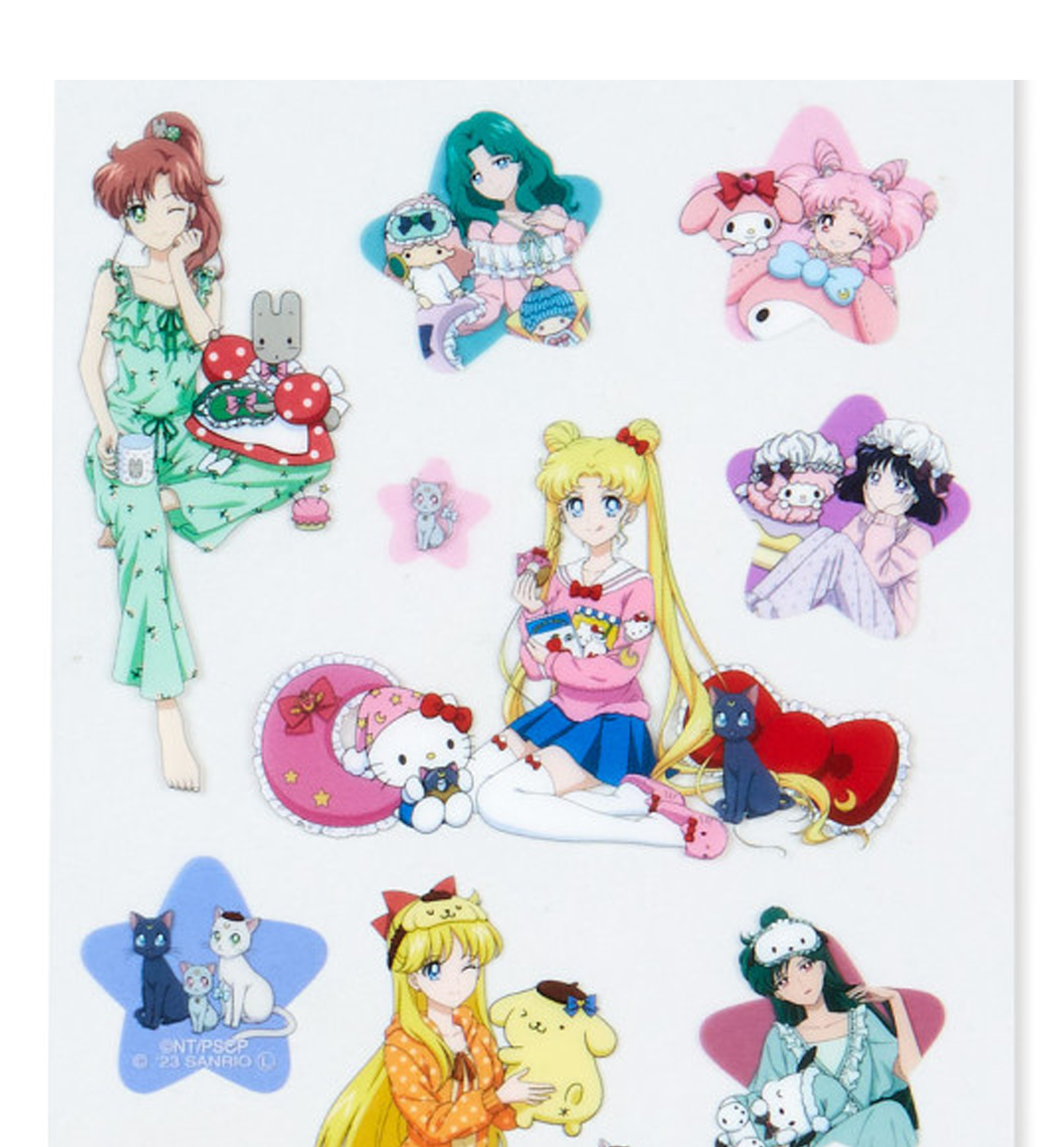 Sanrio x Sailor Moon Pretty Guardian Clear Sticker [A]