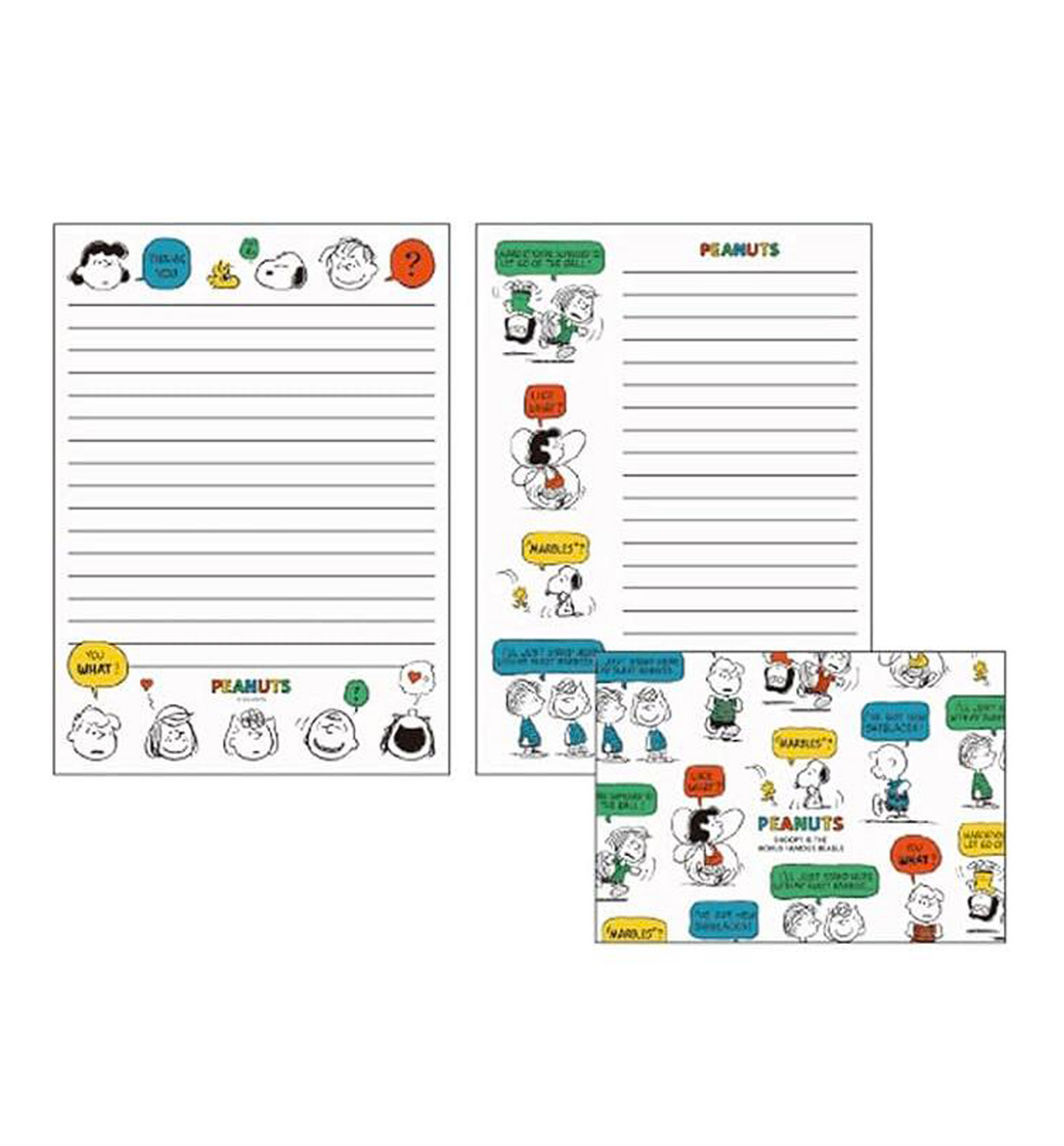 Peanuts Snoopy Letter Set [White Cartoon]