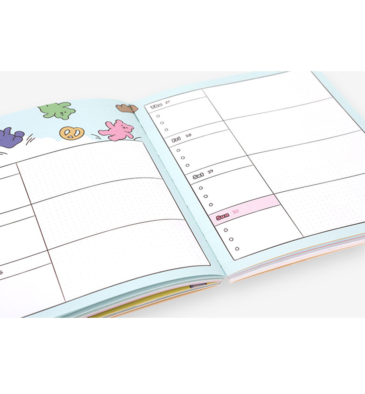 2024 Weekly Jelly Bear Planner