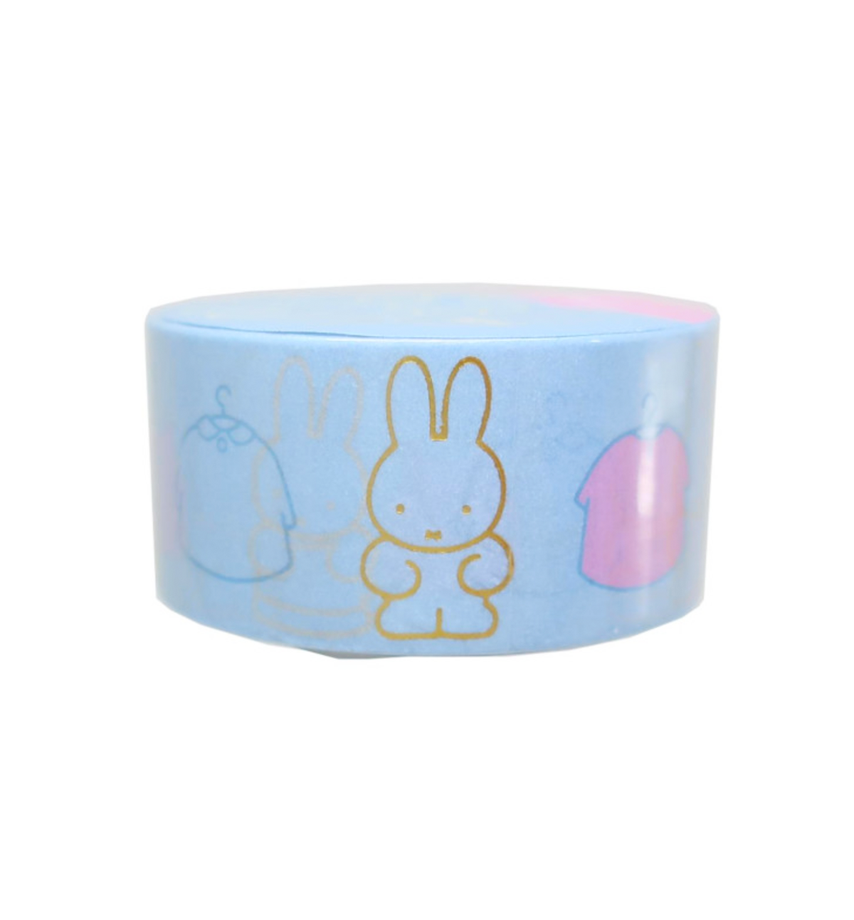 Miffy Gold Foil Washi Tape [Blue & Pink]