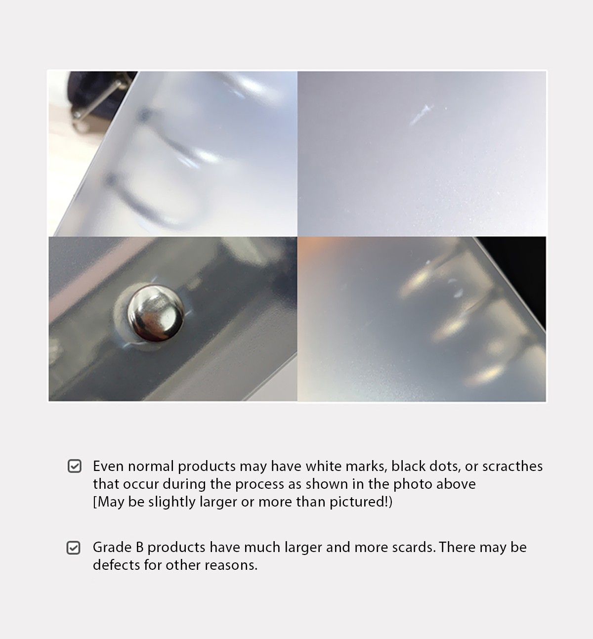 A6 Semi-Clear Zipper Binder Cover [Pastel Serie]