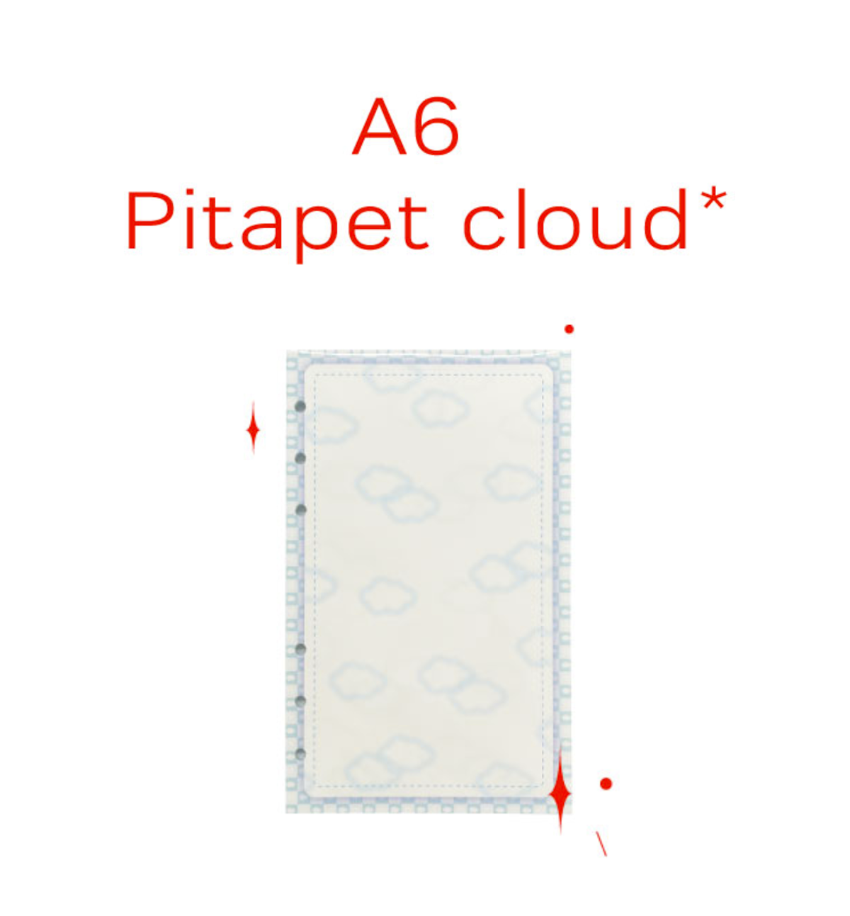 A6 Pit-A-Pat Paper Refill [Cloud]