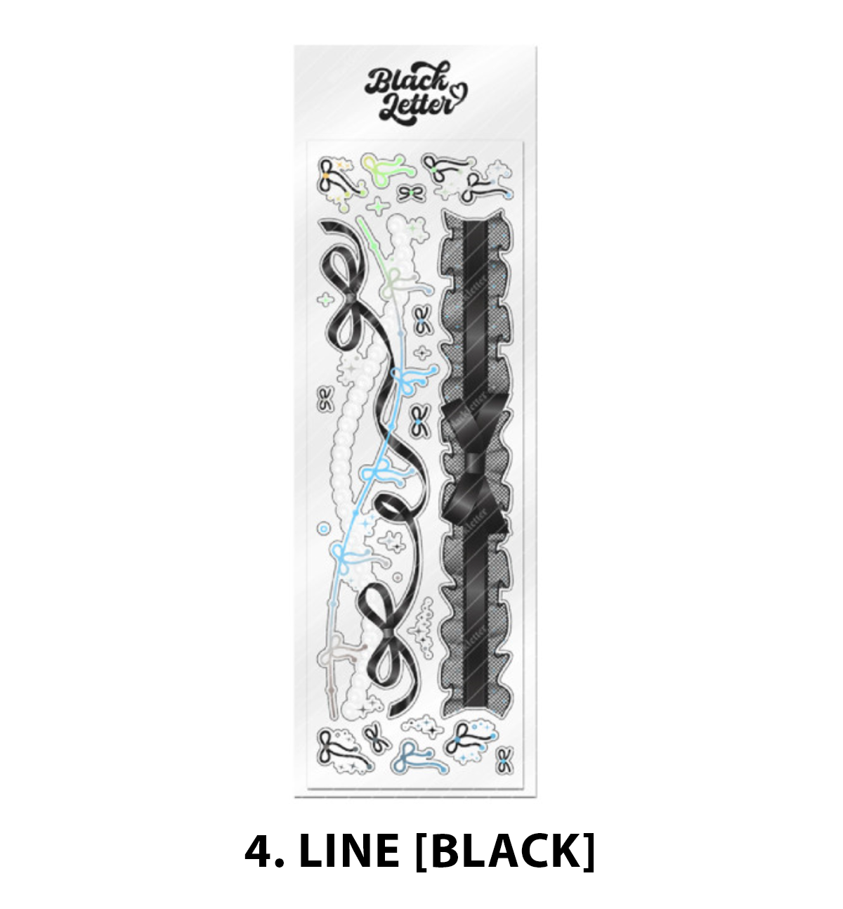 Satin Ribbon Seal Sticker