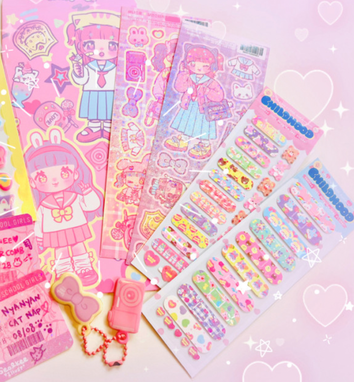 Pastel Study Stickers Pastel School Sticker Pack
