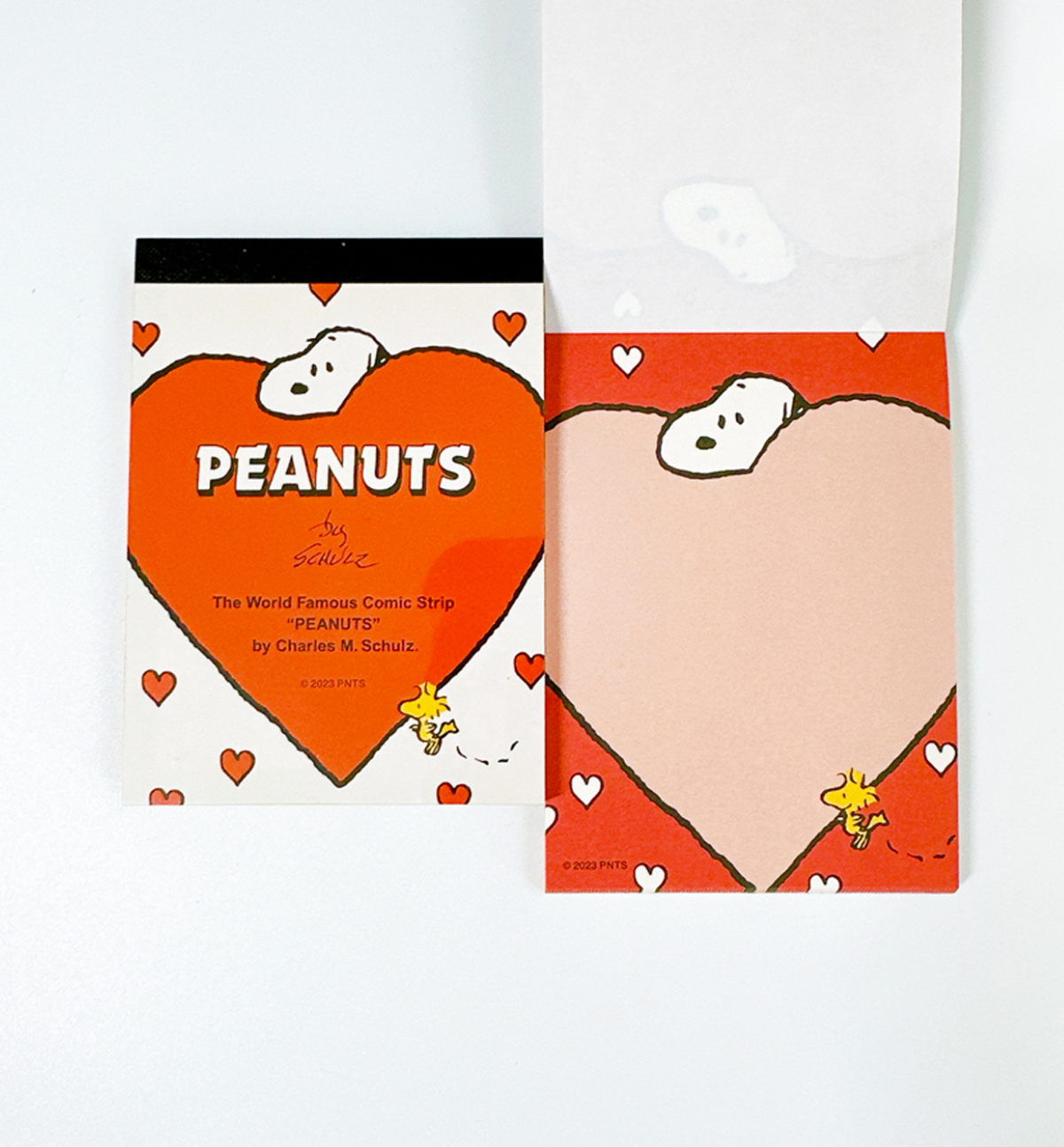 Peanuts Snoopy Mini Memopad [Heart]