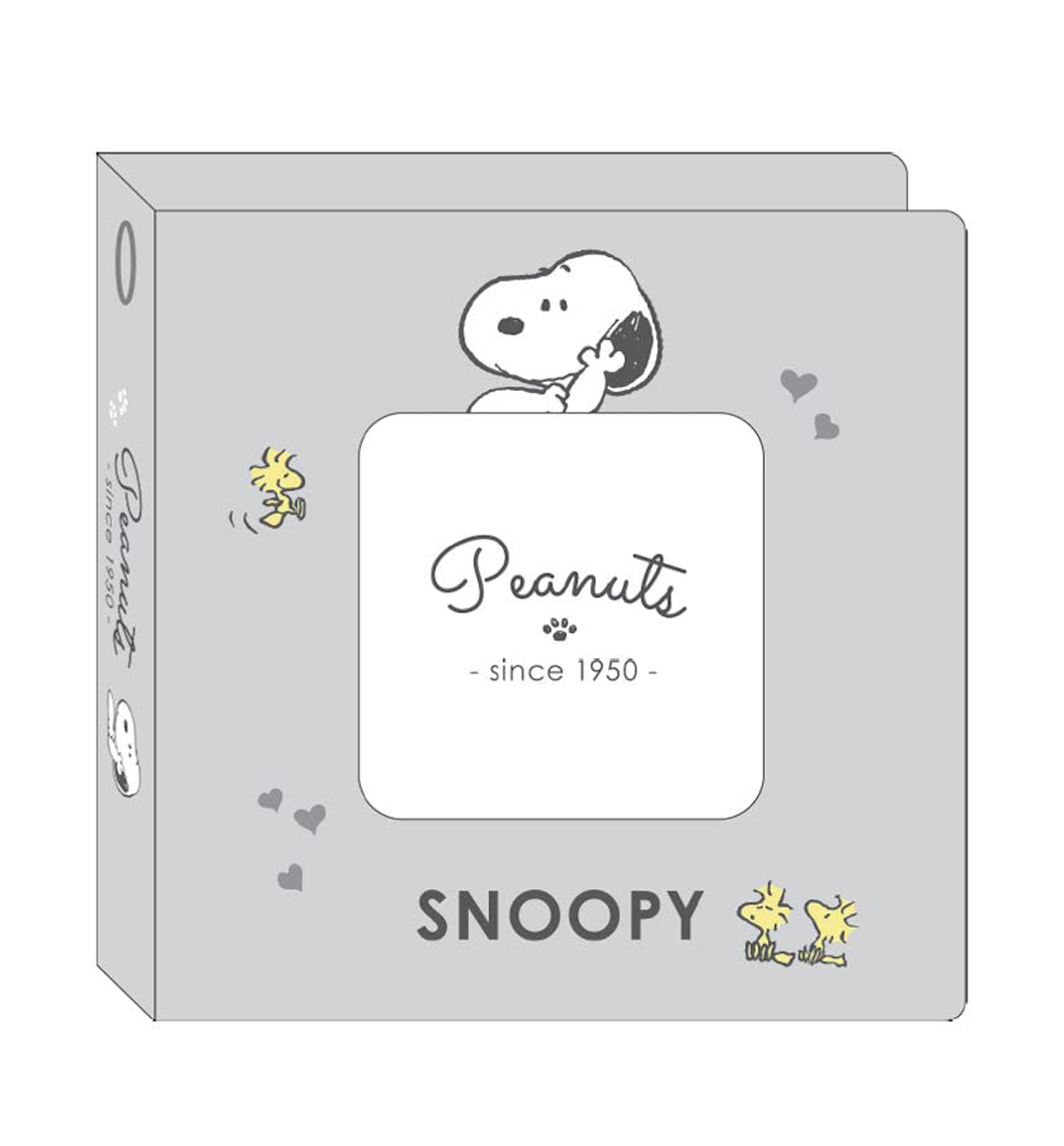 Peanuts Snoopy & Woodstock Photocard Collect Book [Gray]