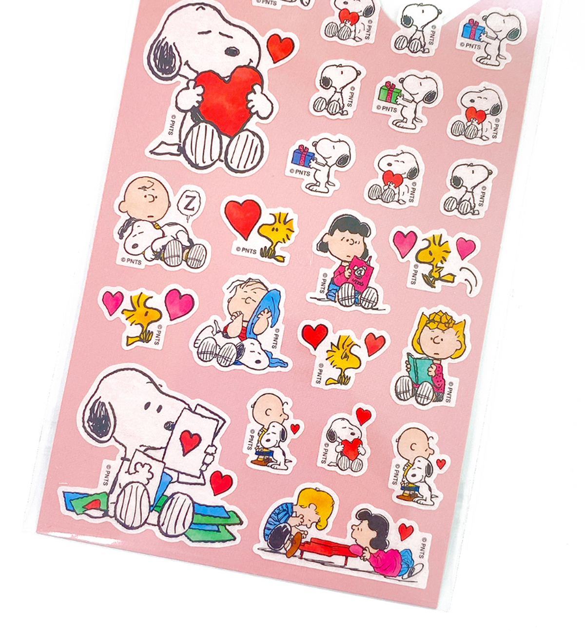 Peanuts Snoopy Sticker [Baby Pink]