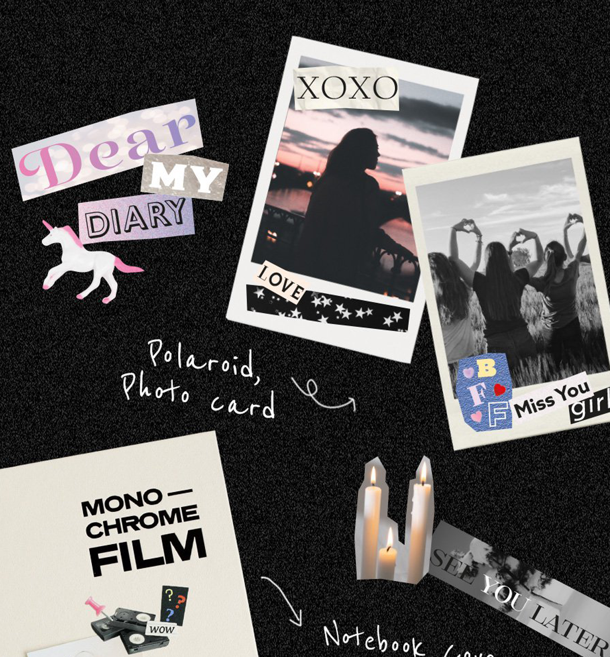 Magazine Collage Sticker Pack