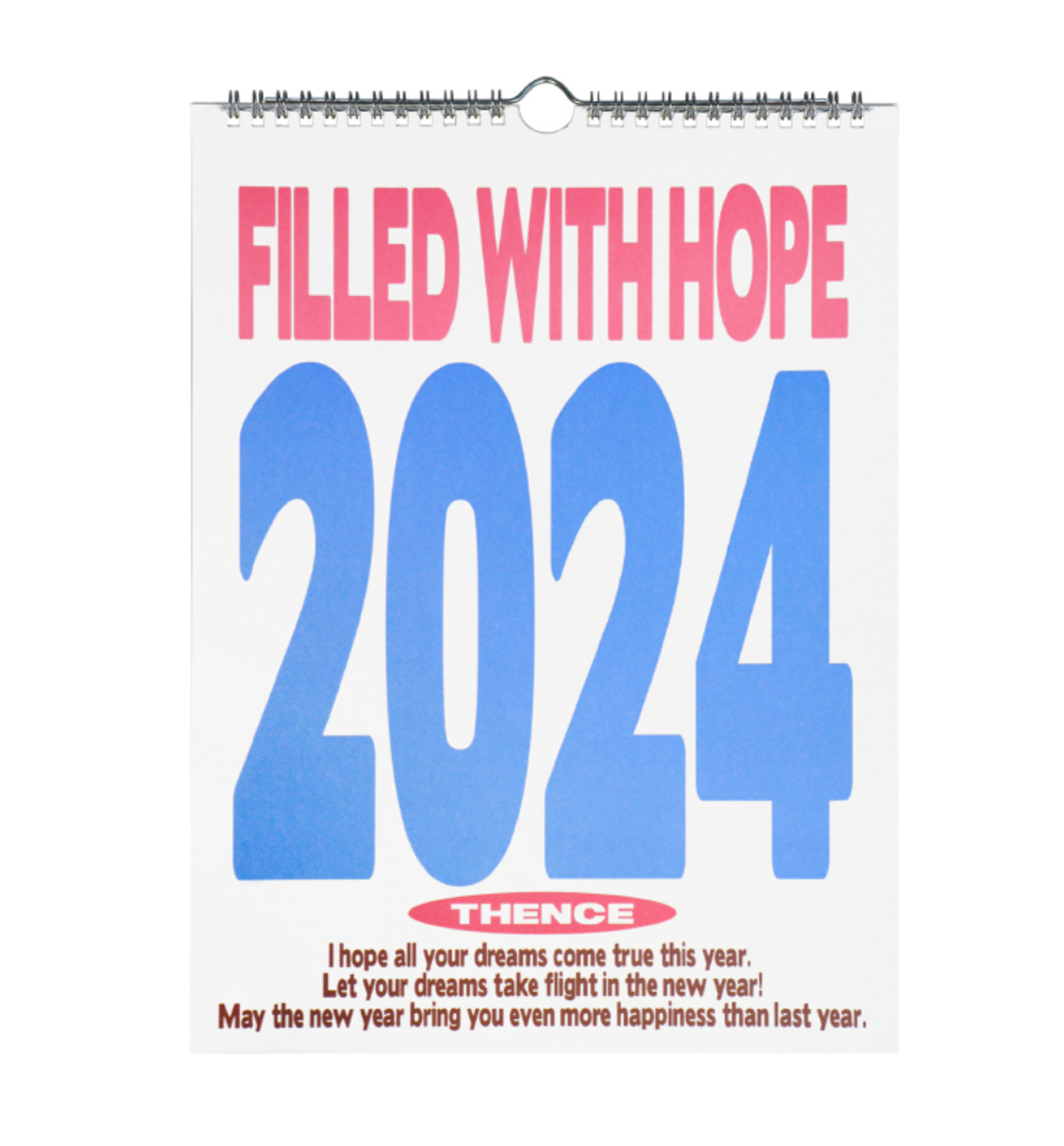 2024 Palette Wall Calendar [Filled With Hope]