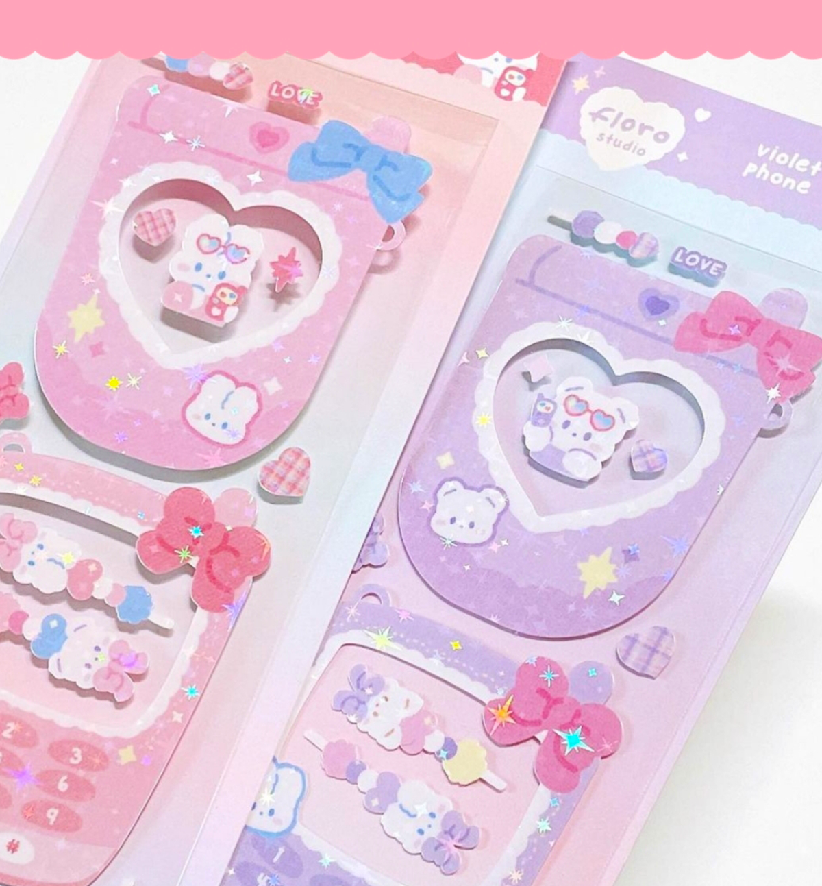 Phone Frame Seal Sticker