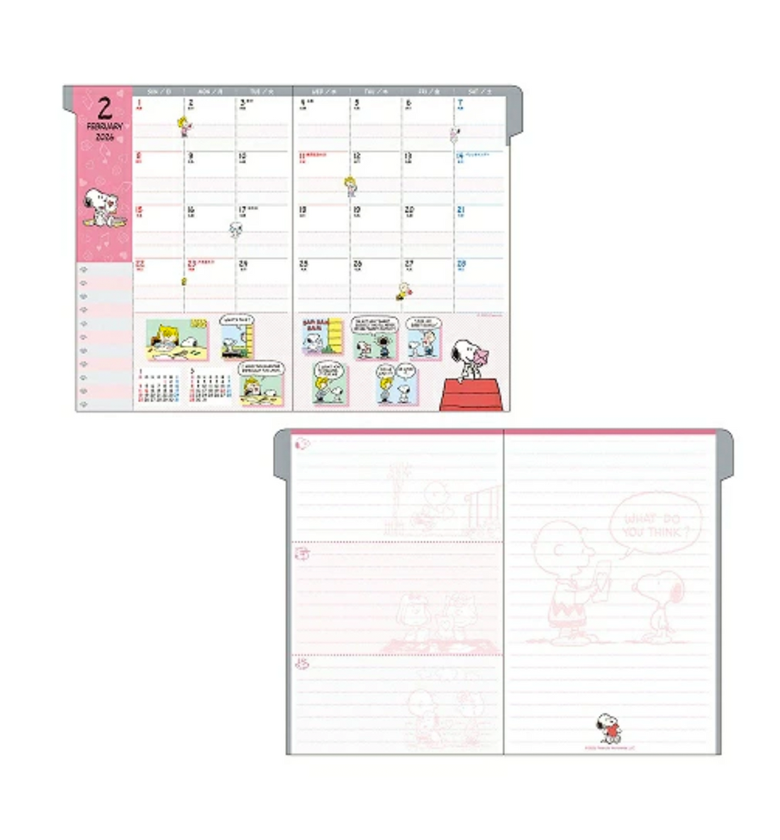 [JAPAN] 2026 Peanuts Snoopy B6 Monthly Planner [Lover Letter]