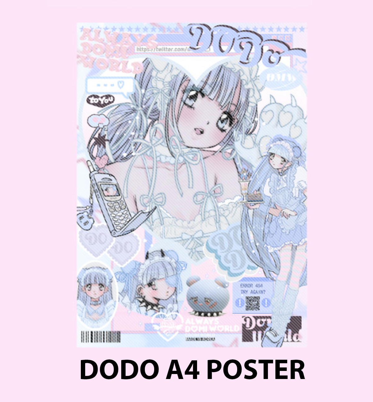 Domi World A4 Dodo & Mimi Posters [2 Designs]