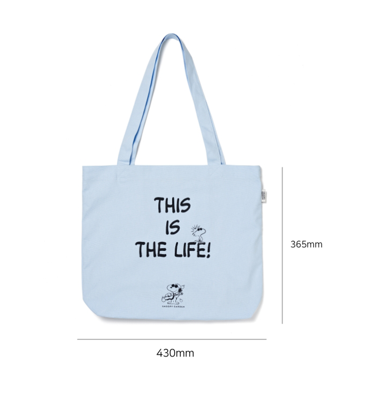 Peanuts Snoopy This Is The Life Eco Bag [Blue]
