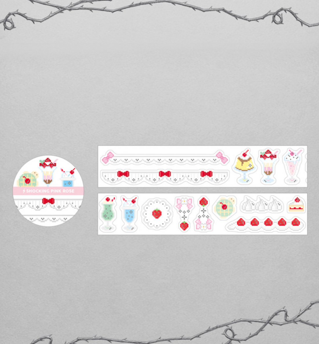 Cute Sweets Kiss Cut Washi Tape