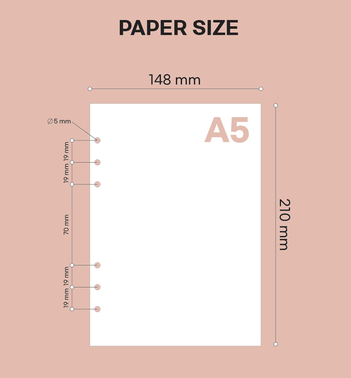 A5 Photo Mix Paper Refill