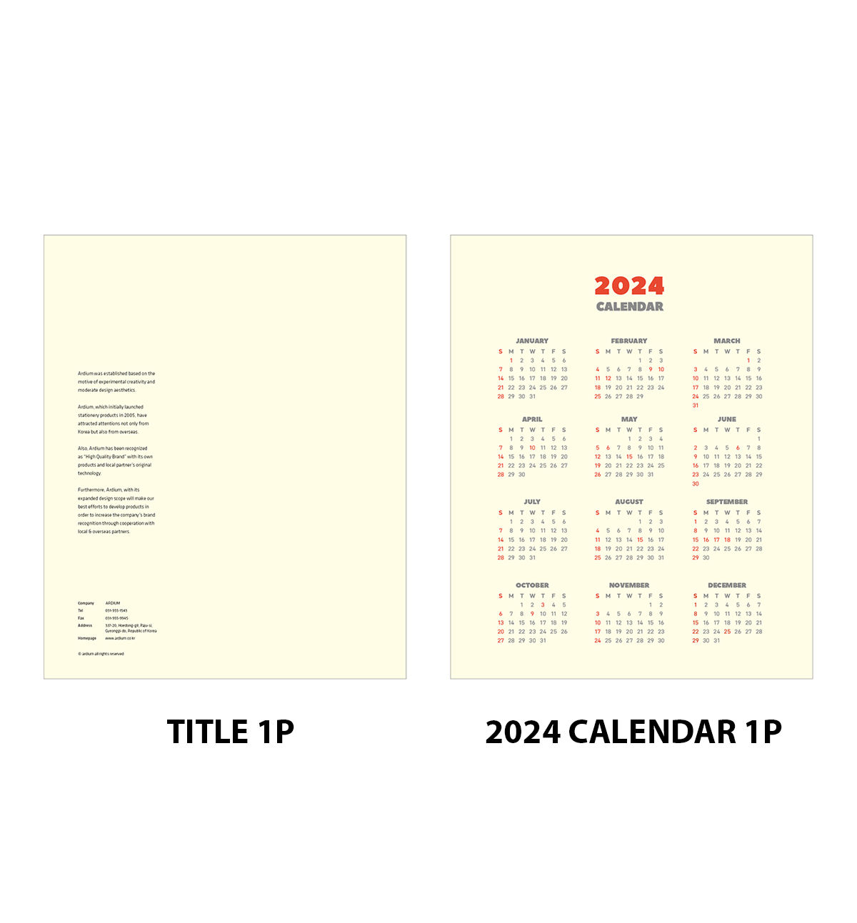 2024 Happy Days Desk Calendar