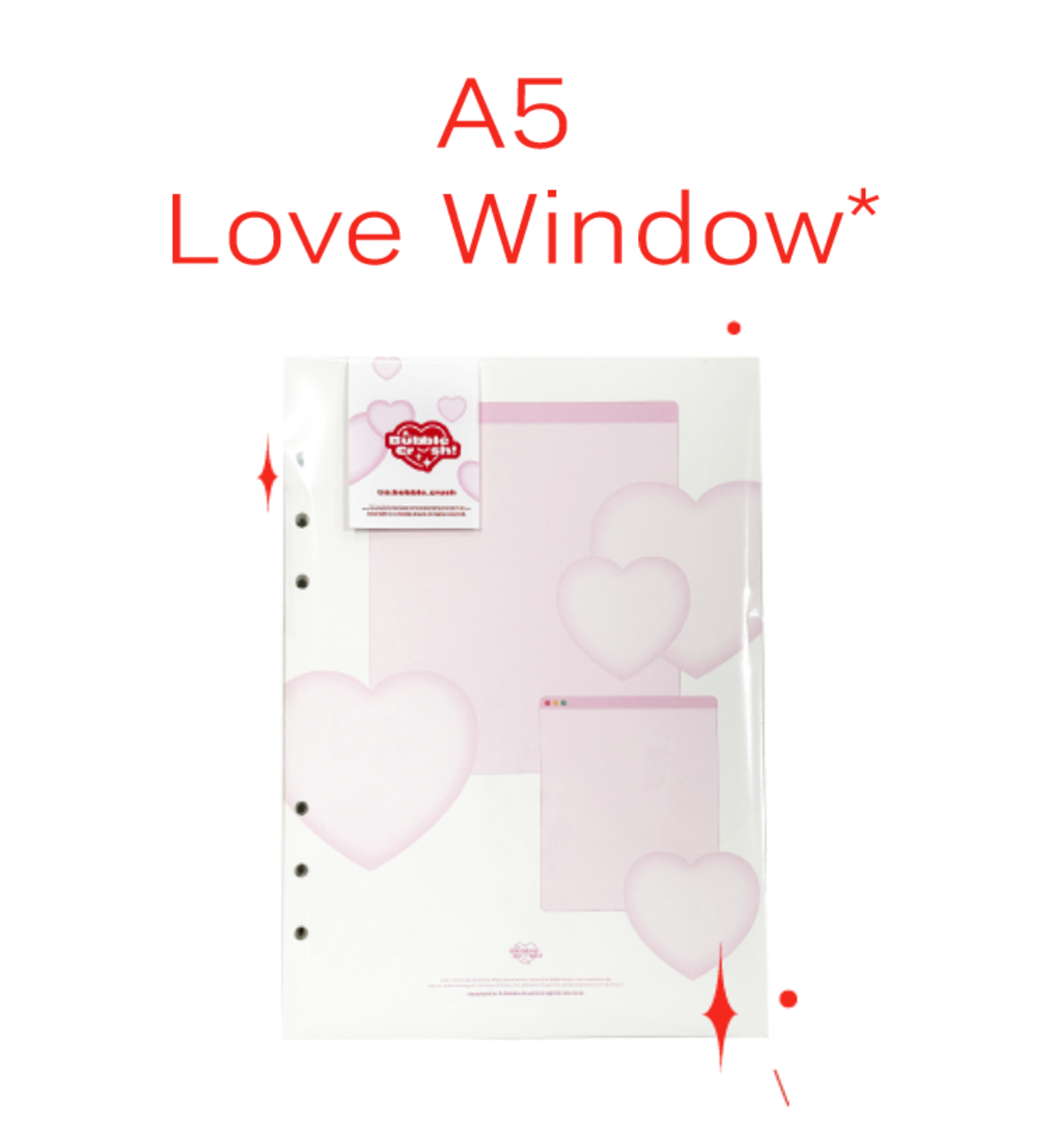 A5 Love Window Paper Refill