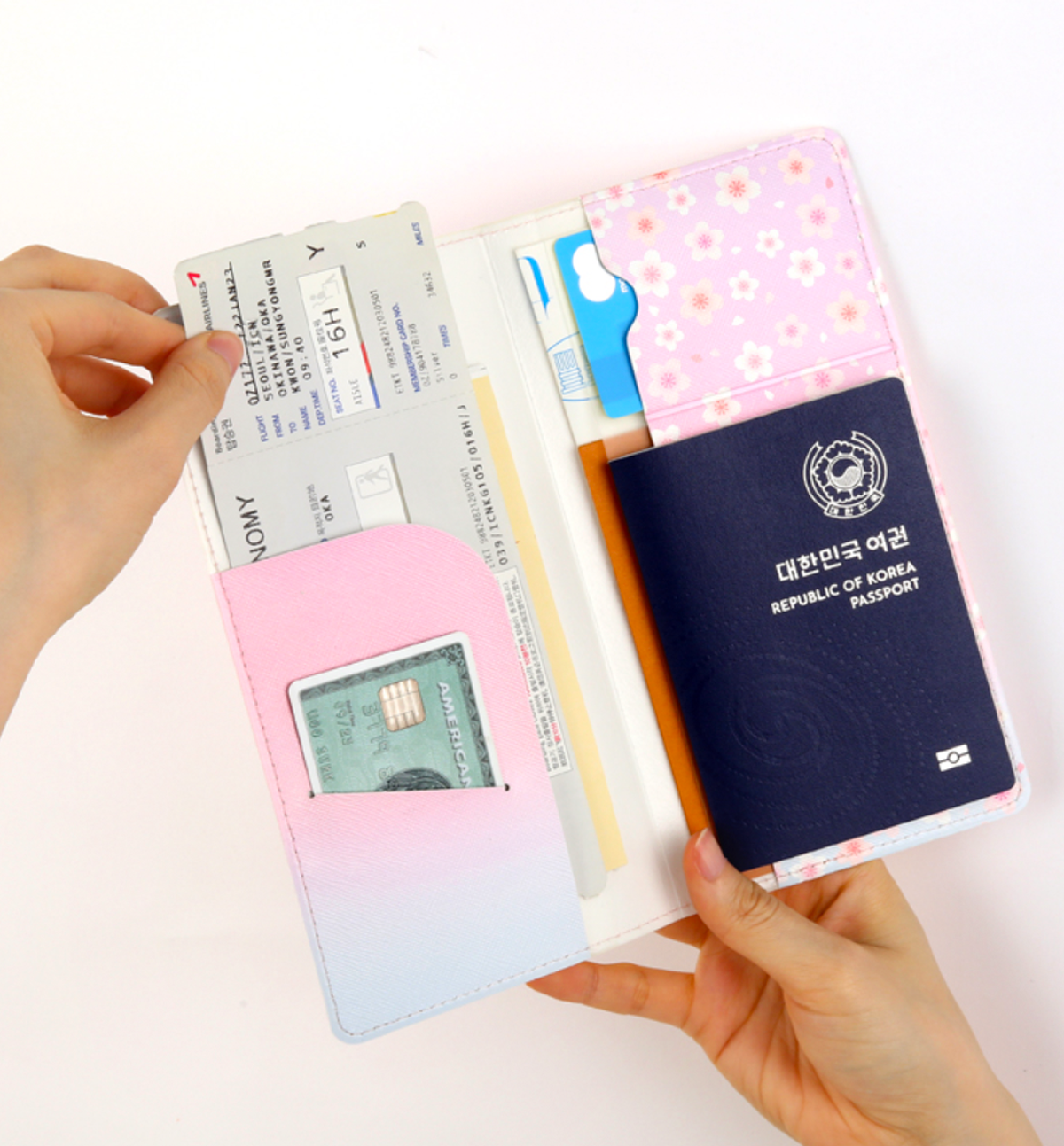 BT21 Cherry Blossom Large Passport Cover [Mang]