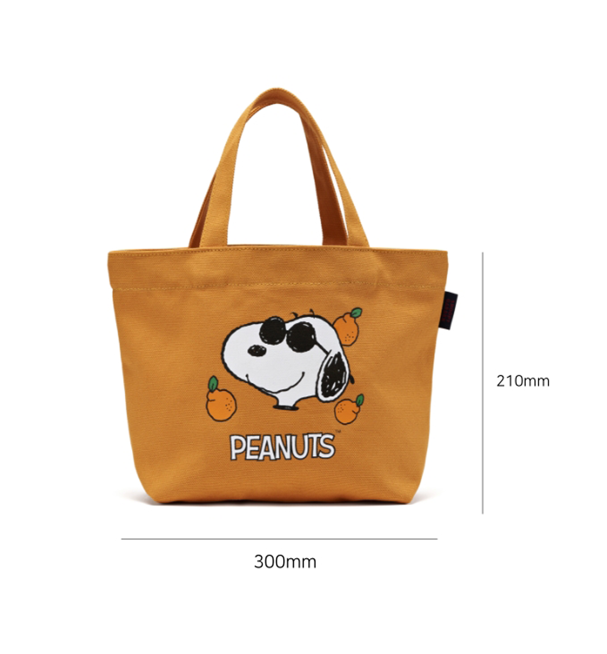 Peanuts Snoopy Orange Mini Tote Bag