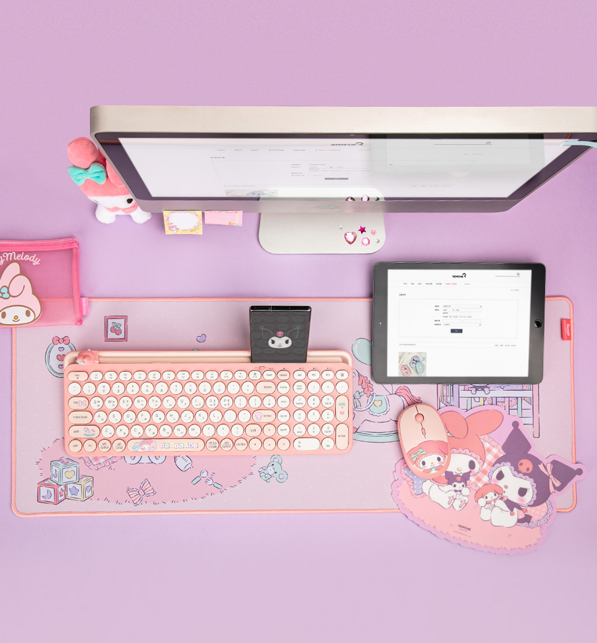 Sanrio & Kuromi Desk Pad