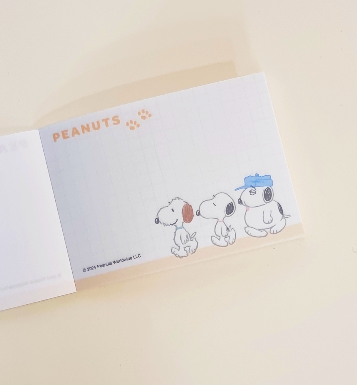 Peanuts Snoopy Mini Memopad [Grow Happiness]