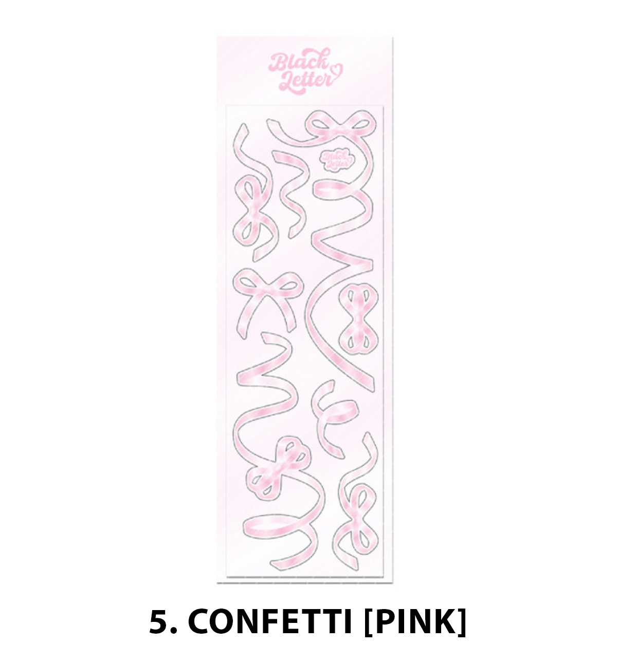 Satin Ribbon Seal Sticker