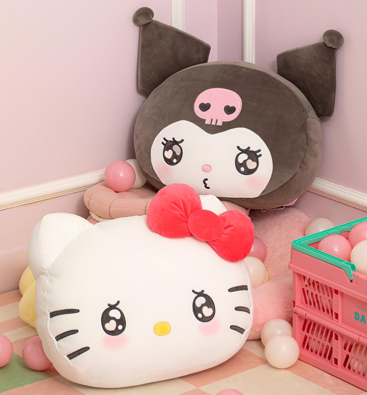 Hello Kitty Face Cushion [Deeply From My Heart]