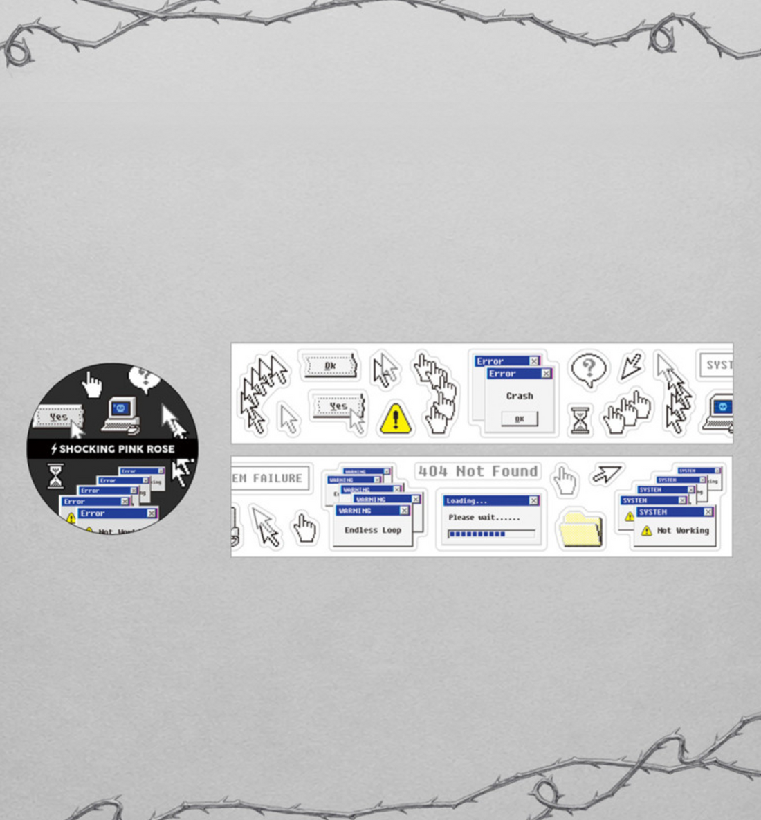 Basic System Kiss Cut Washi Tape