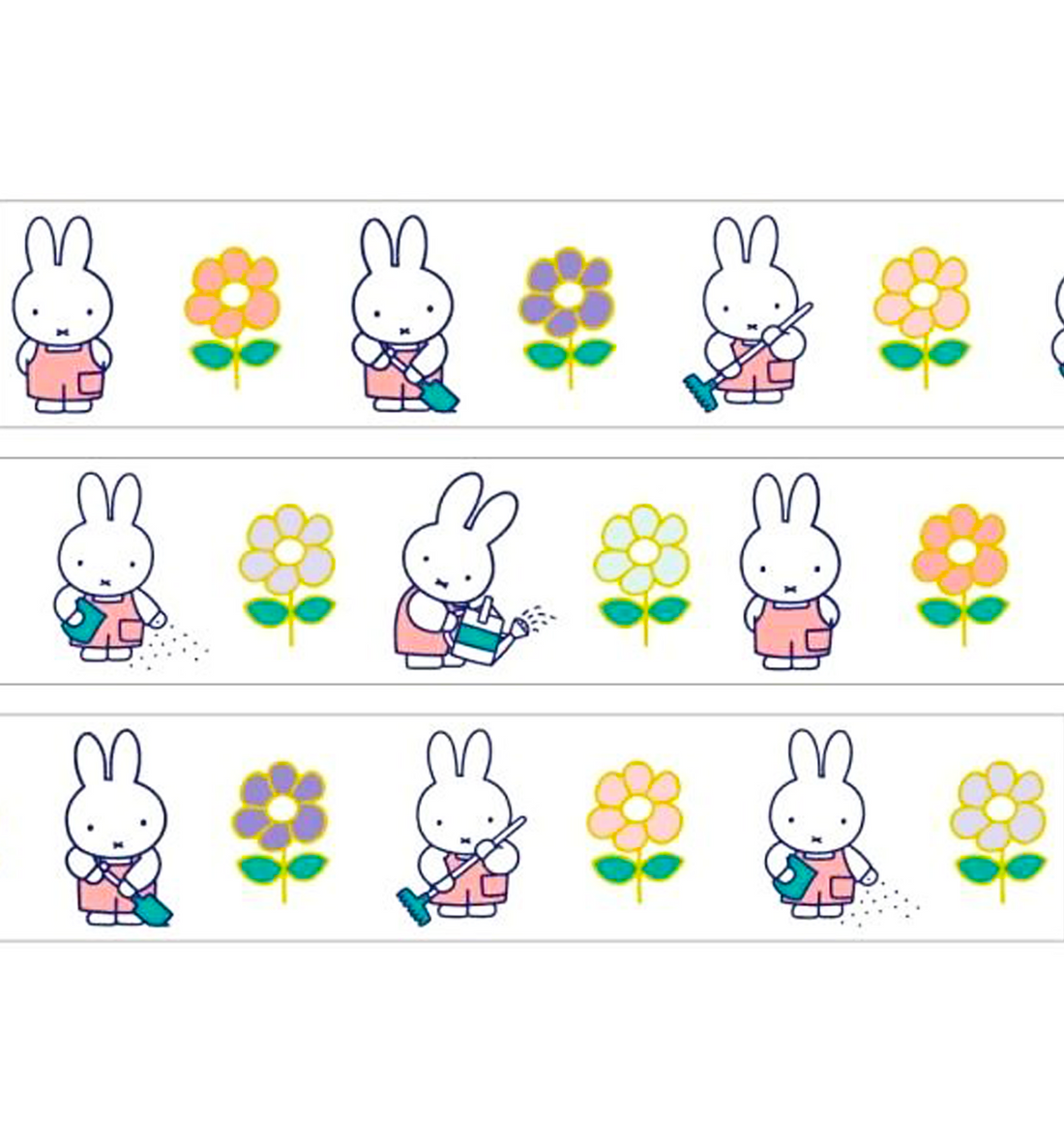 [JAPAN] Miffy Gold Foil Washi Tape [Garden]