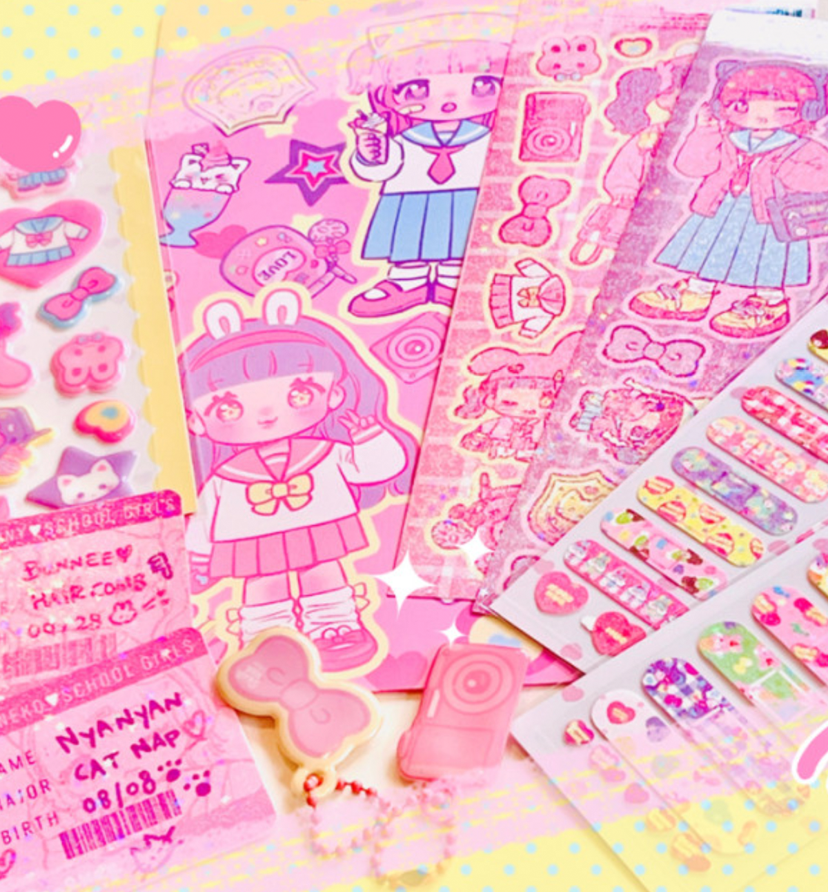 Pastel Study Stickers Pastel School Sticker Pack
