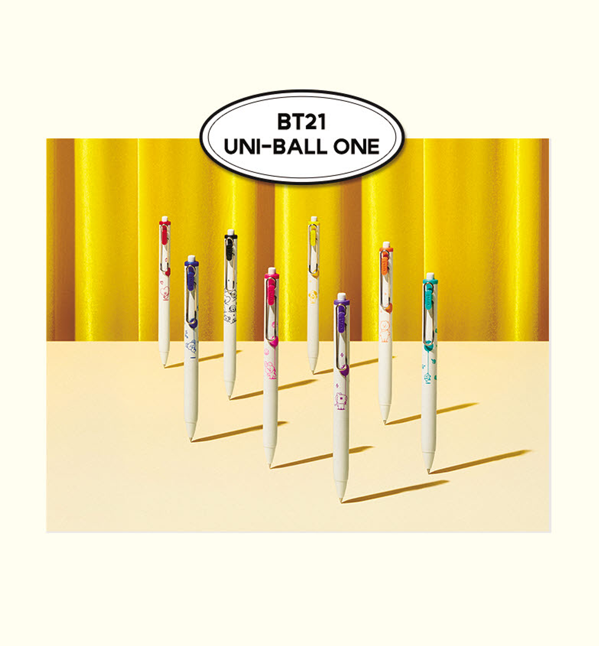 BT21 Uni-Ball Ballpoint Pen Set