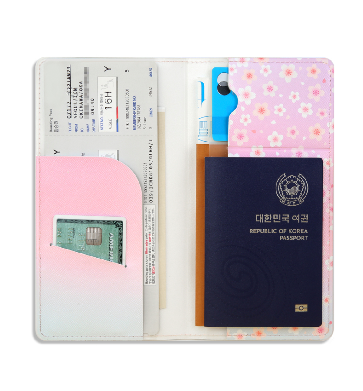 BT21 Cherry Blossom Large Passport Cover [Shooky]