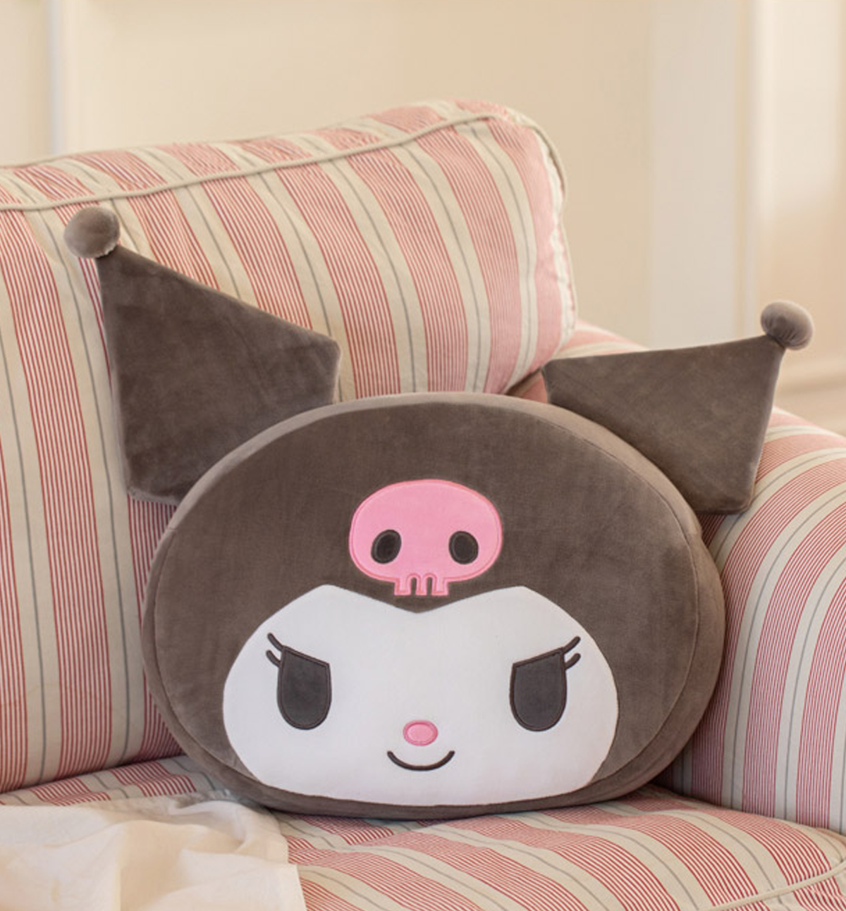 Kuromi Face Cushion