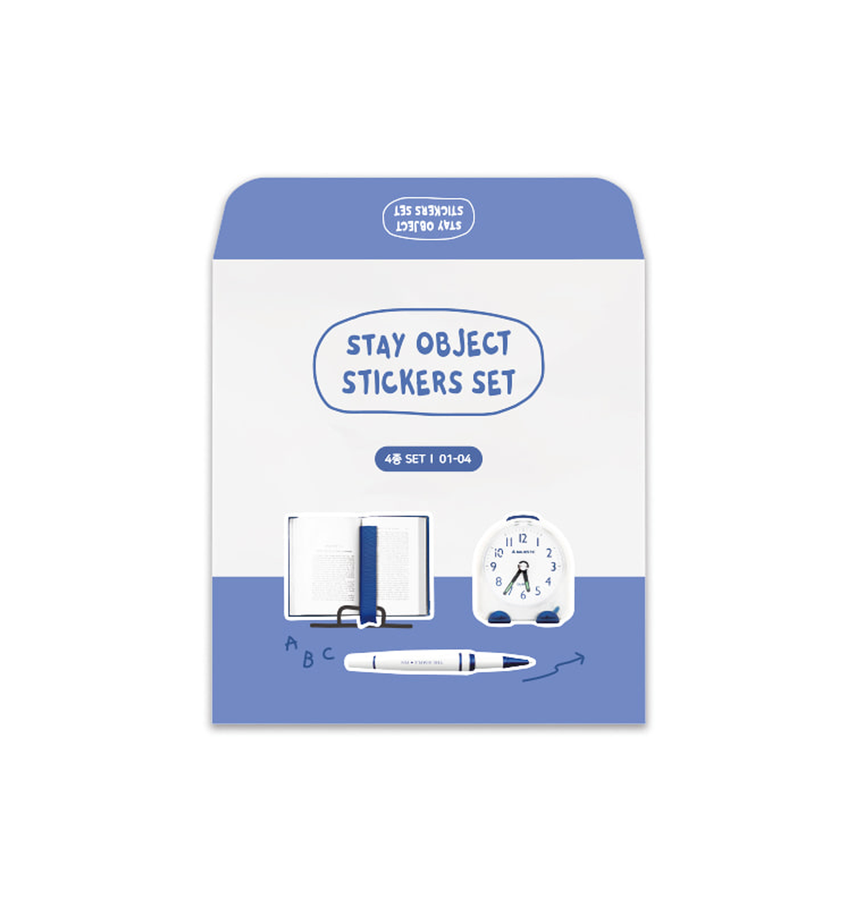 Stay Object Removable Seal Sticker Pack
