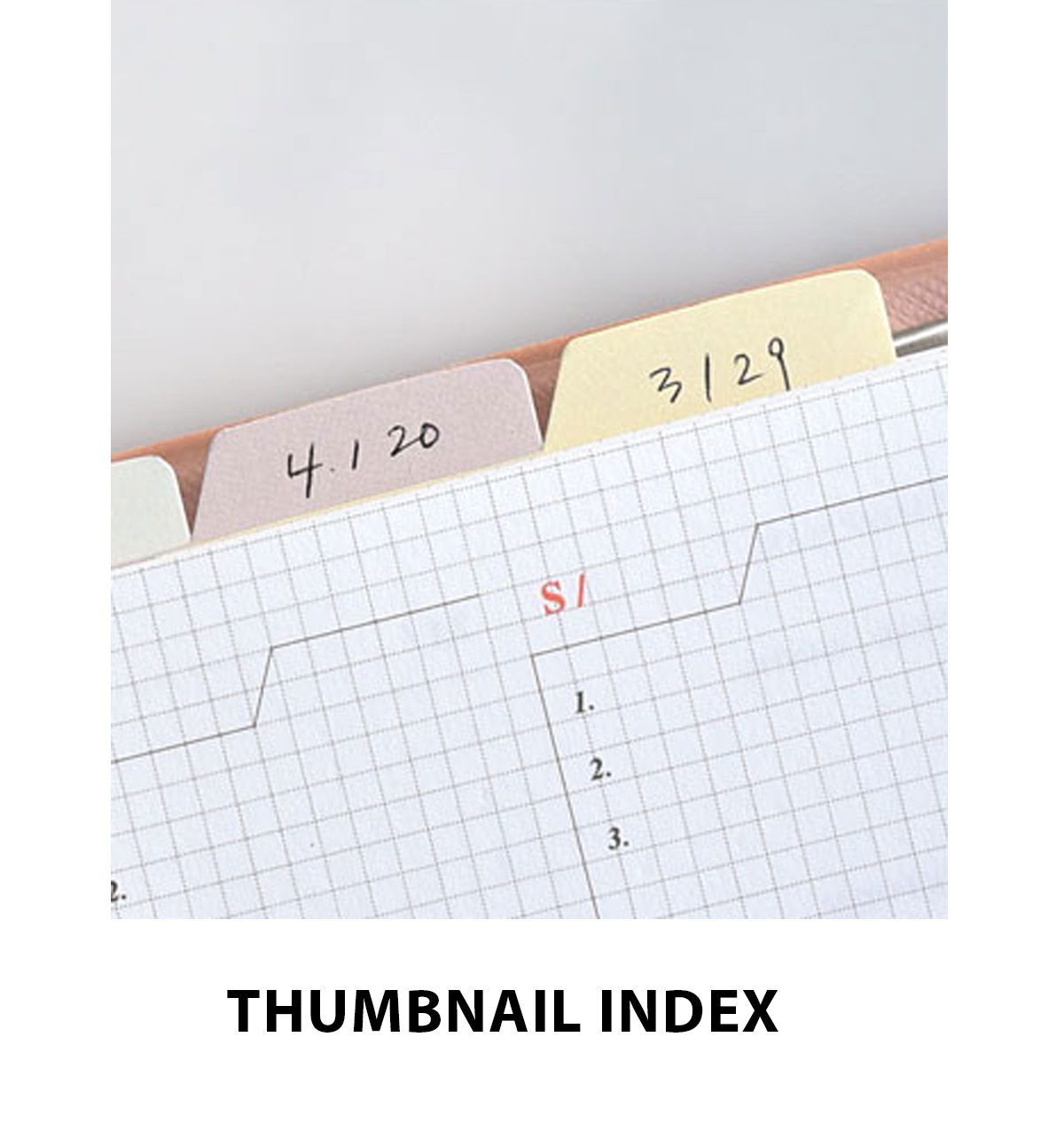 Thumbnail Index Sticky Note