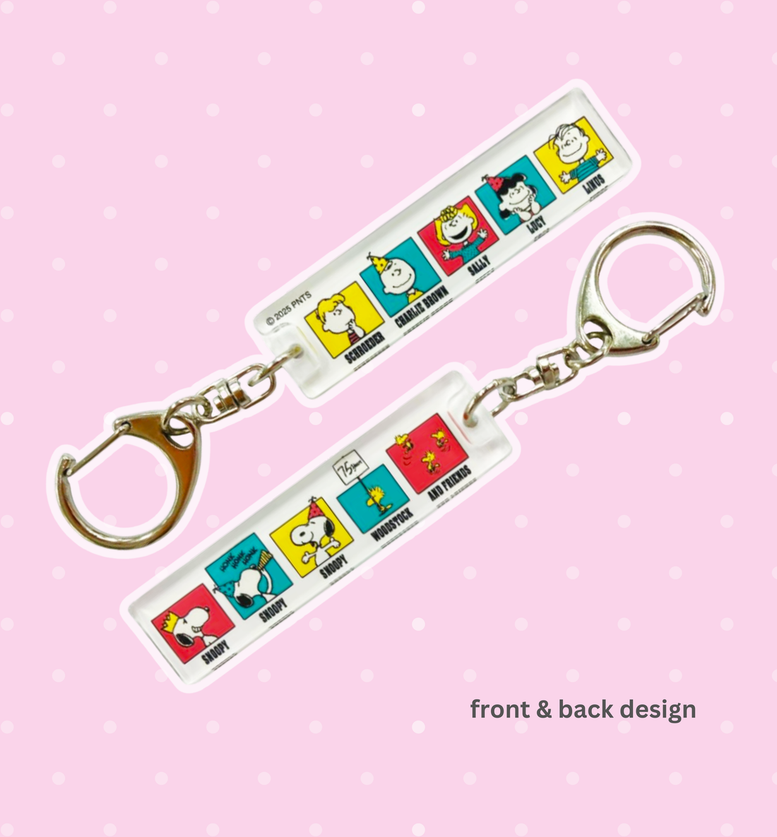 [JAPAN] Peanuts Acrylic Stick Keychain [Party]