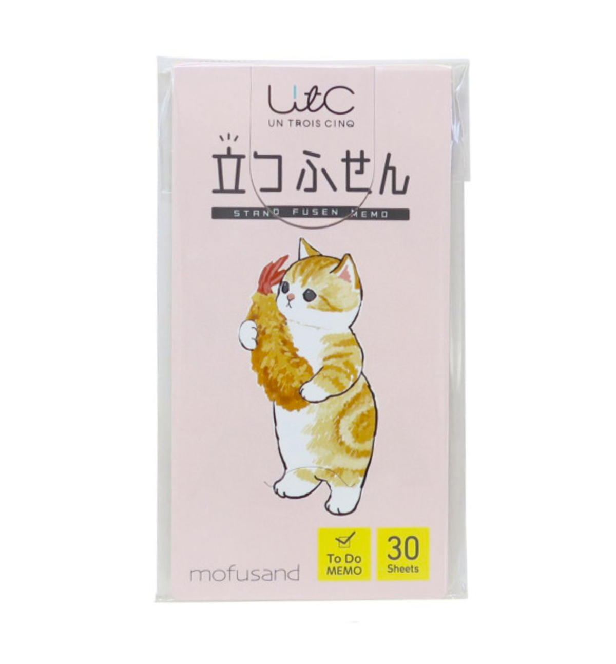 Mofusand Sticky Notes Stand [Cat / Tempura Hello]